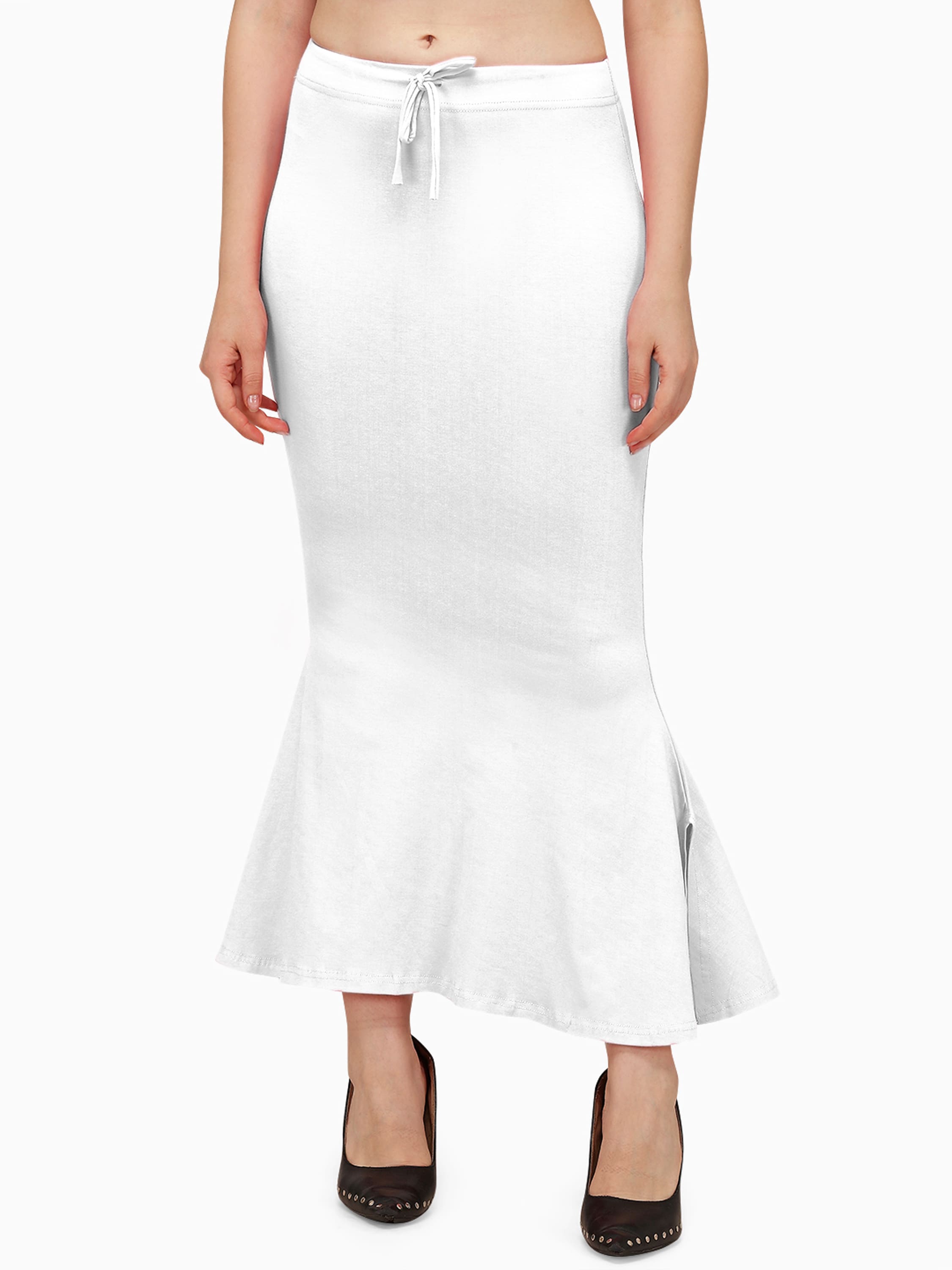 Fiscut Saree Shapewear - White