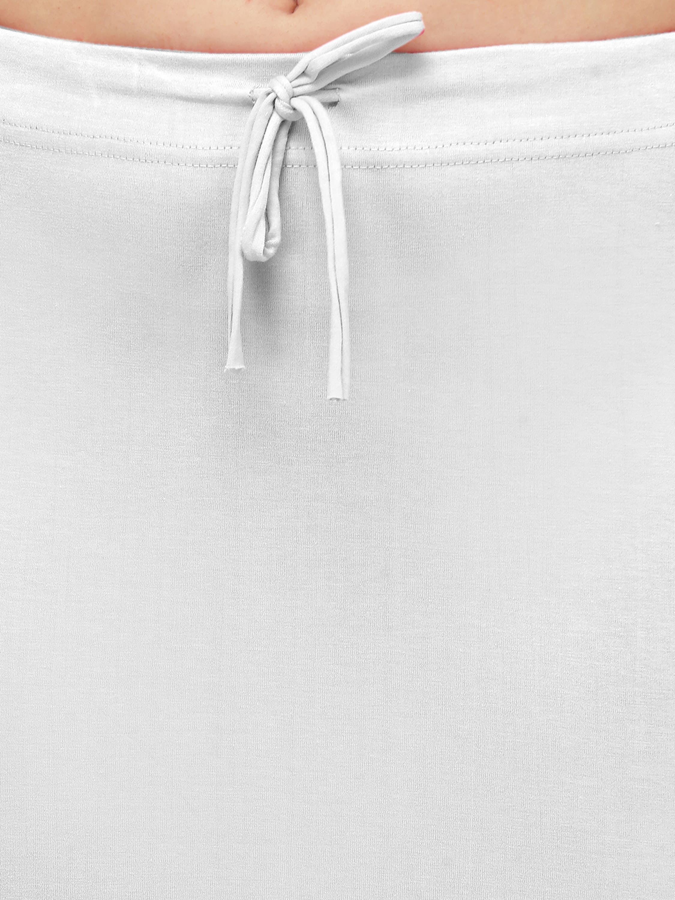 Fiscut Saree Shapewear - White