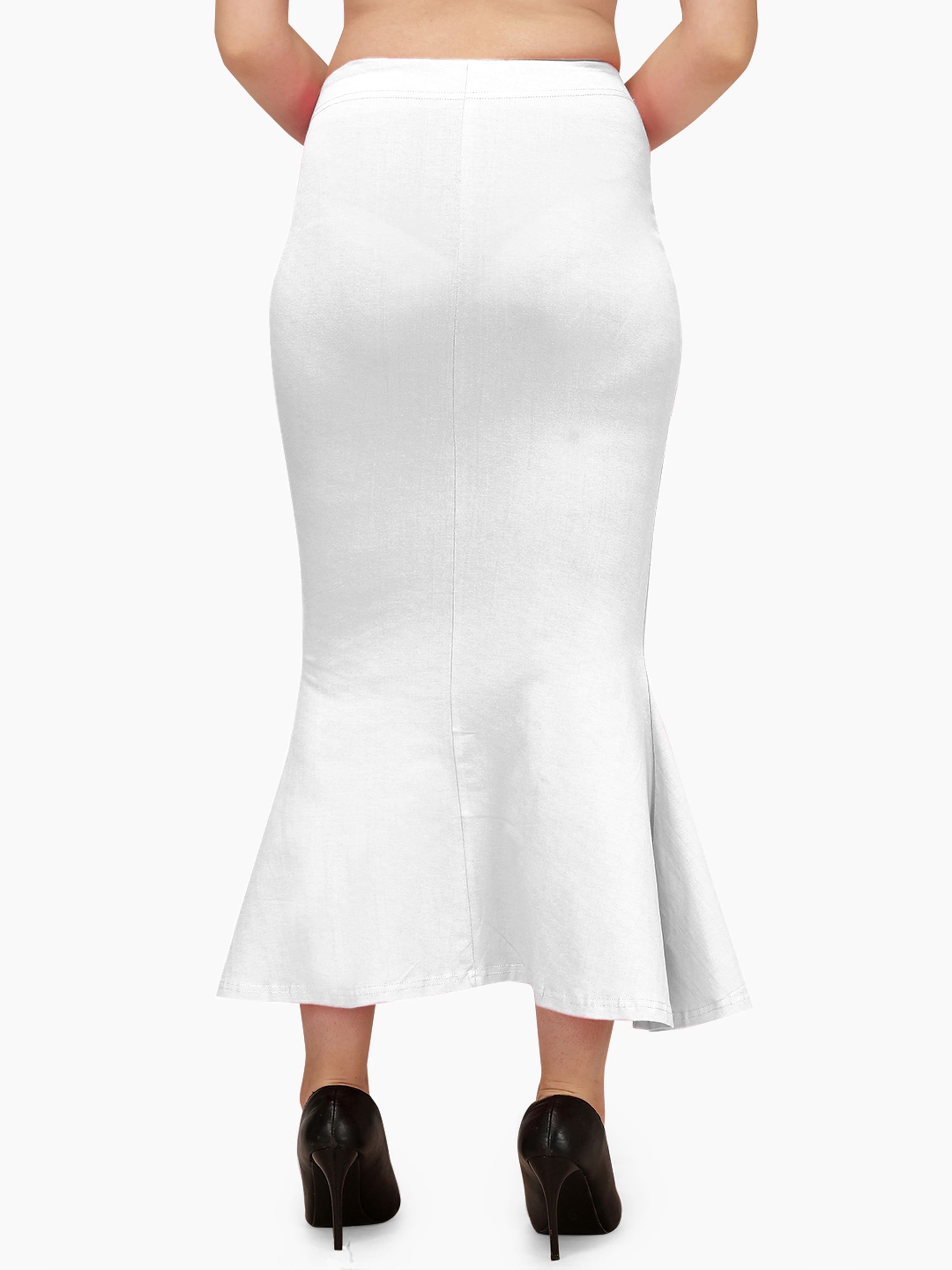 Fiscut Saree Shapewear - White