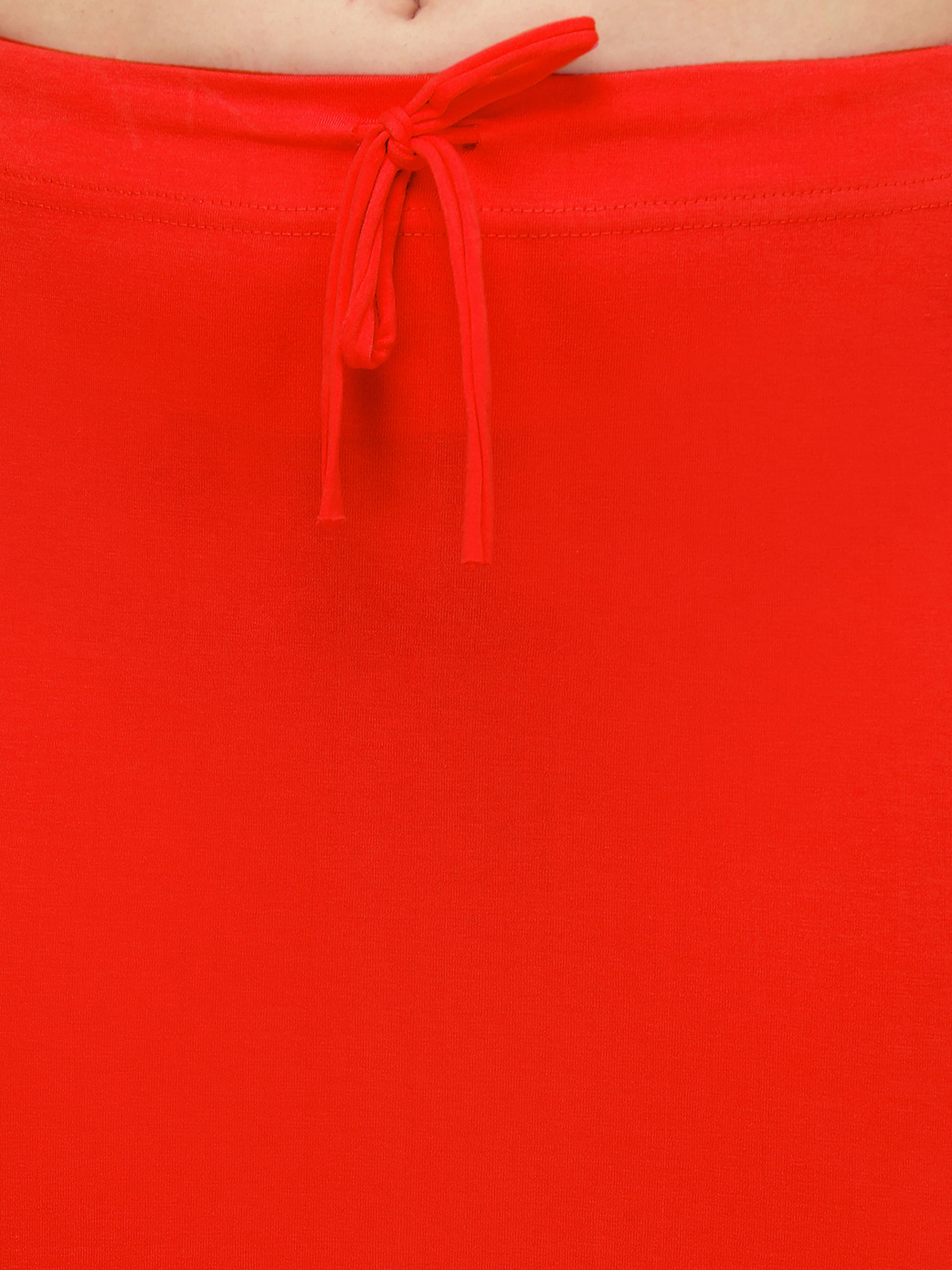 Fiscut Saree Shapewear - Red