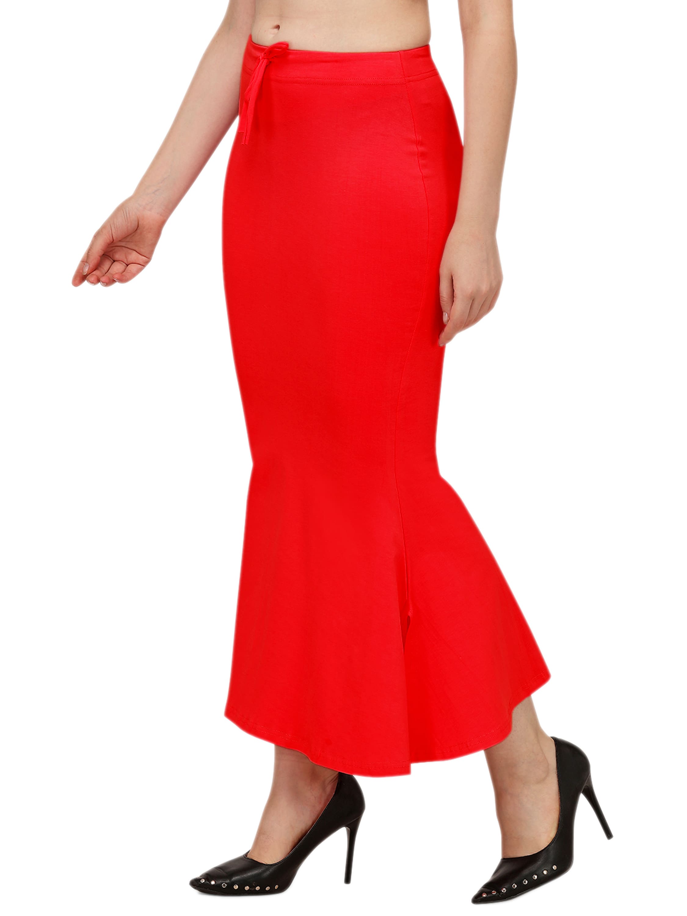 Fiscut Saree Shapewear - Red