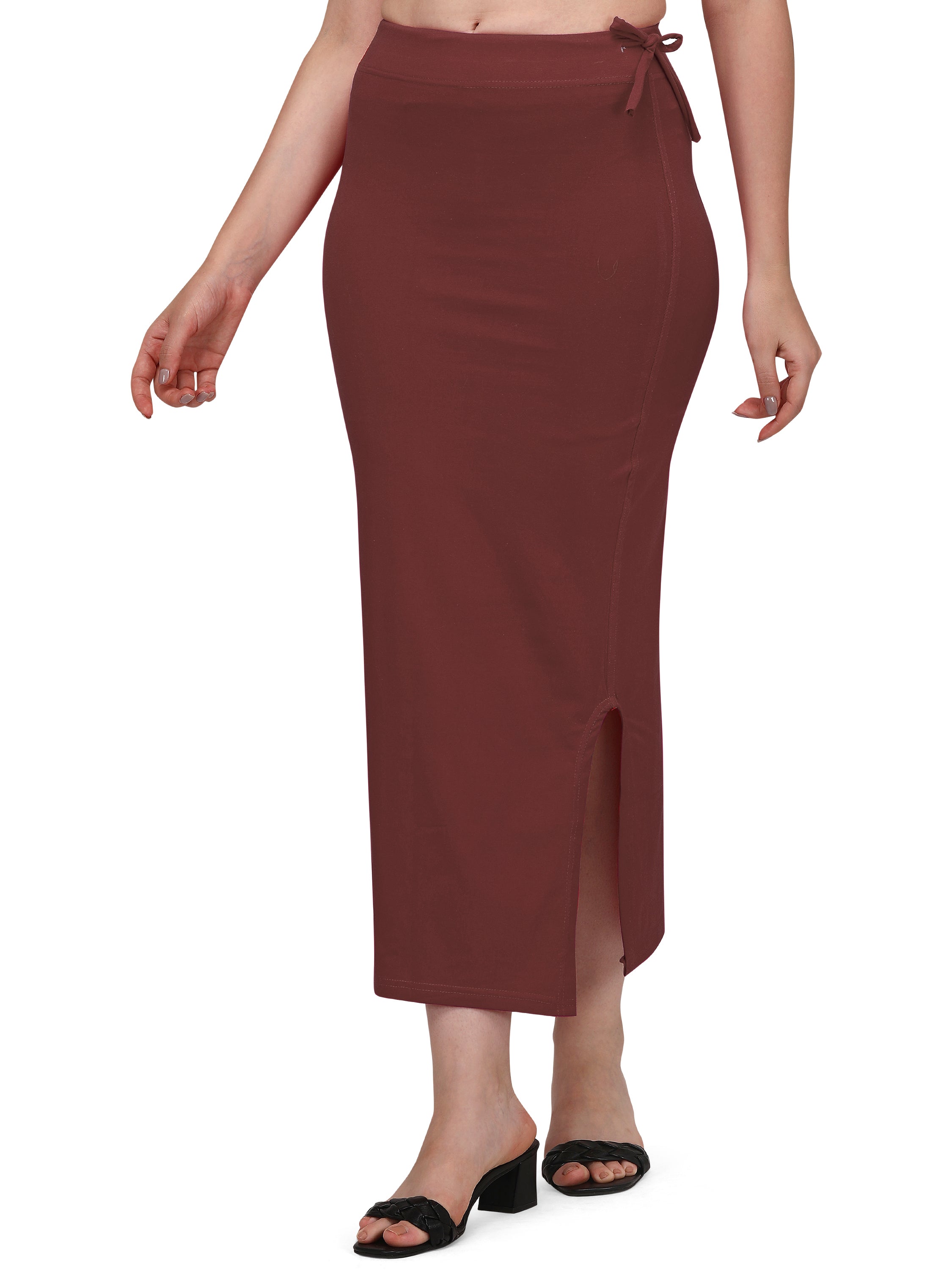 Straight Saree Shapewear - Brown