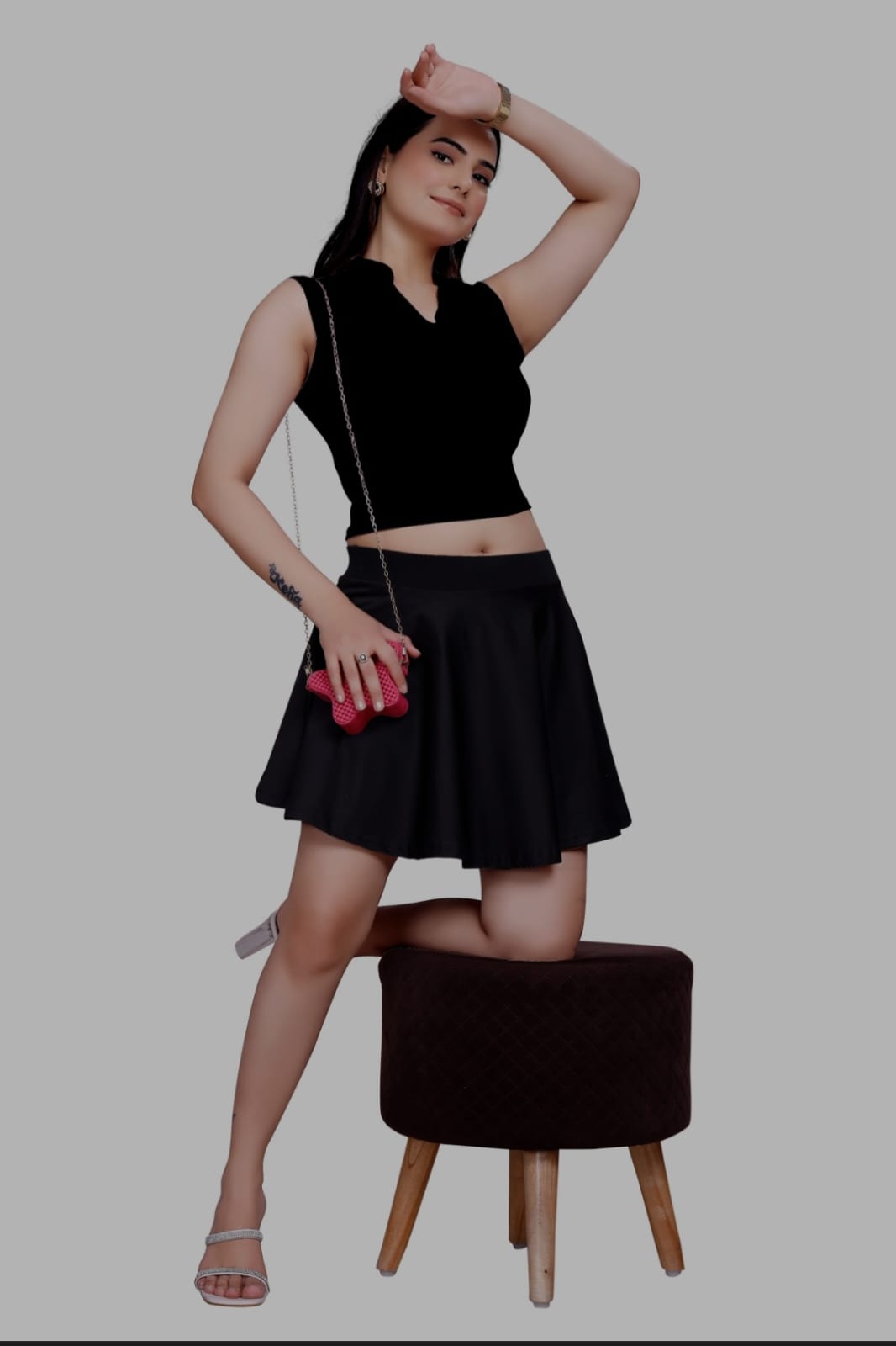 Sanado India Women collar crop tops. S to 2XL