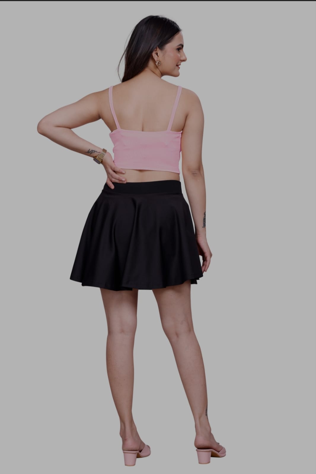 Sanado india women sleeve less crop top. (S to 2XL).