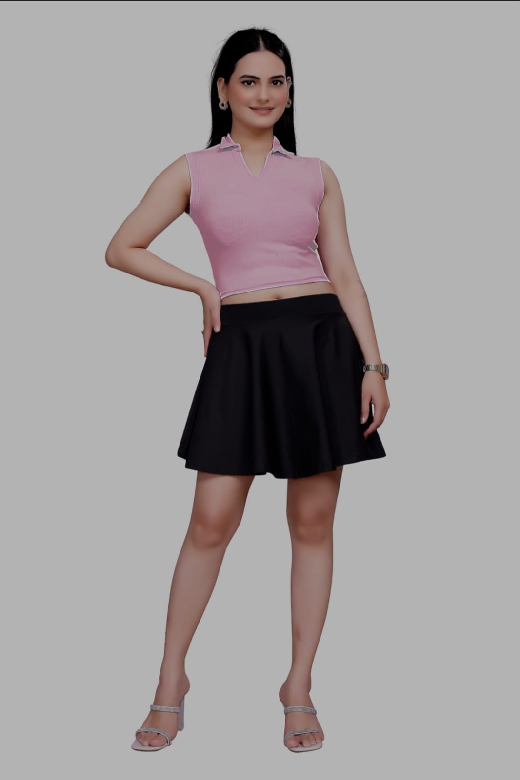 Sanado India Women collar crop tops. S to 2XL