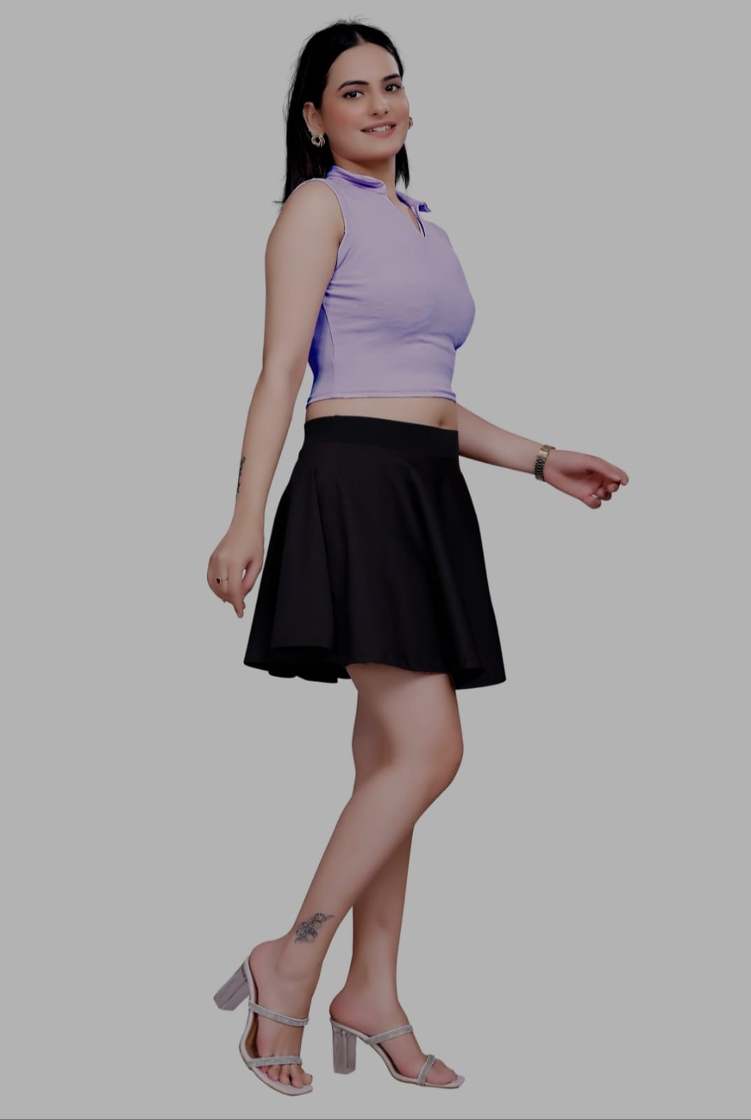 Sanado India Women collar crop tops. S to 2XL