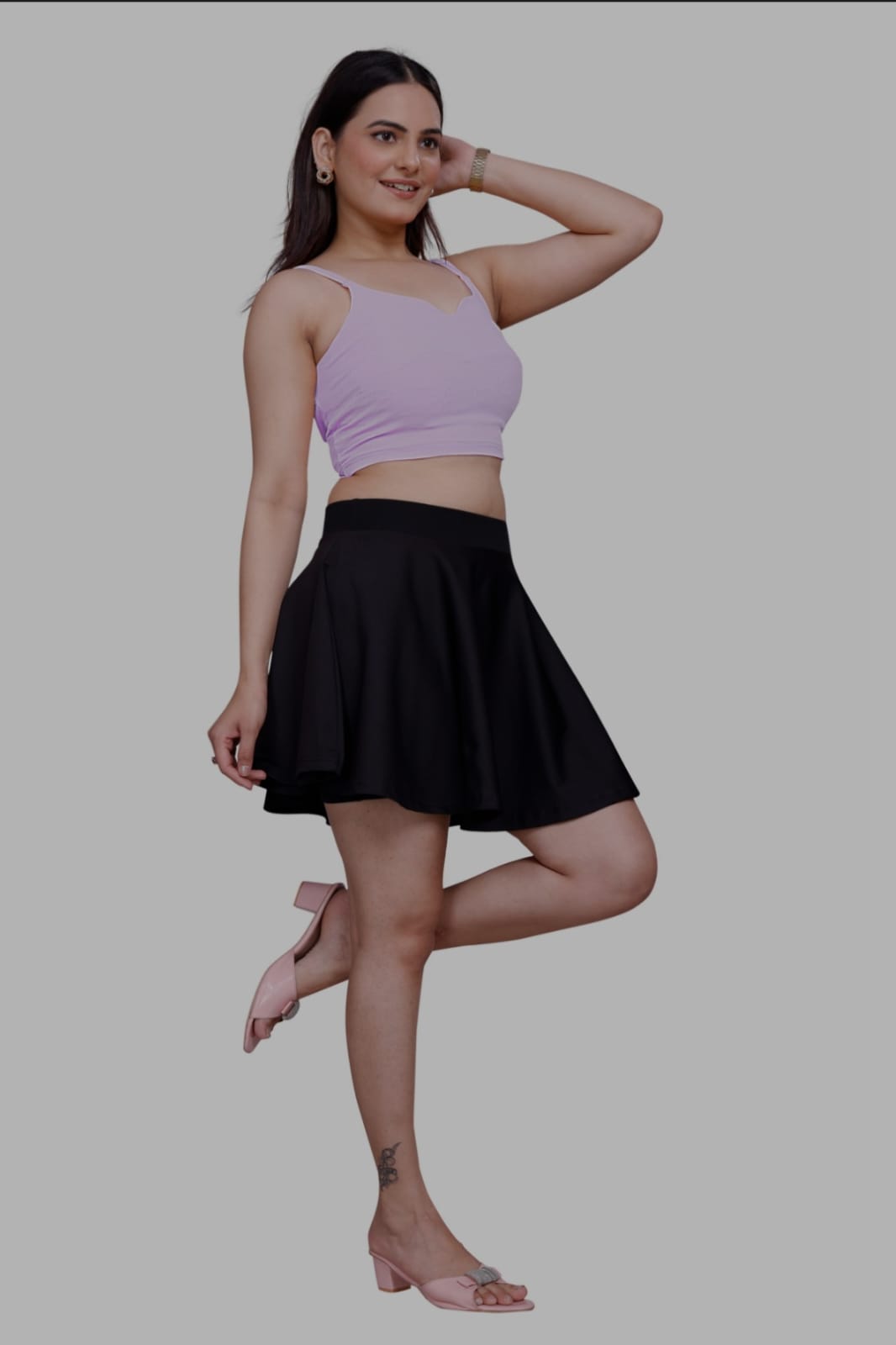 Sanado india women sleeve less crop top. (S to 2XL).