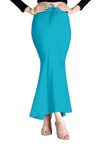 Fiscut Saree Shapewear - Light Blue