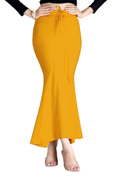 Fiscut Saree Shapewear - Mustard Yellow