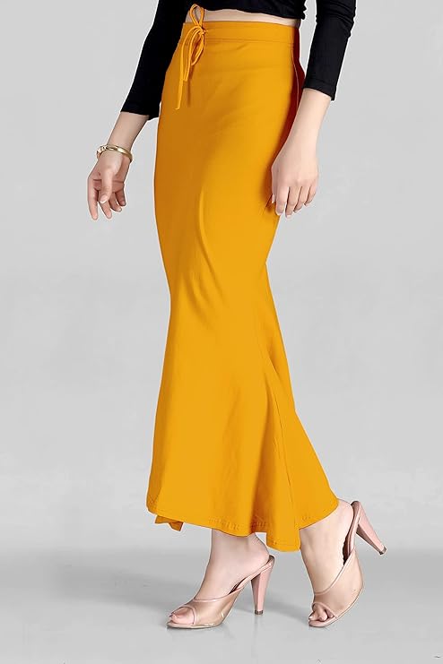 Fiscut Saree Shapewear - Mustard Yellow