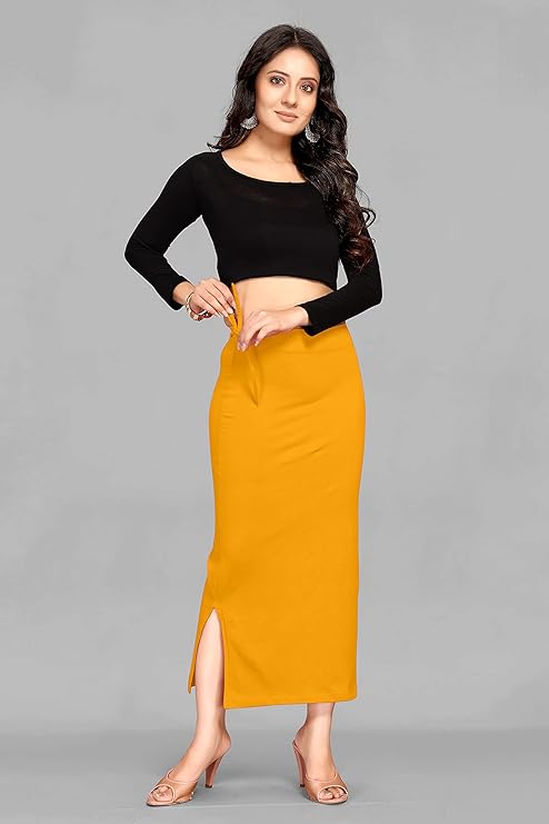 Sanado India Premium Saree Shapewear Straight Cut 4 way Strechtable. M TO 2XL