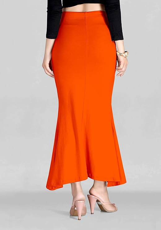 Fiscut Saree Shapewear - Orange