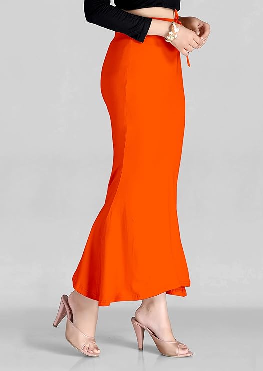 Fiscut Saree Shapewear - Orange