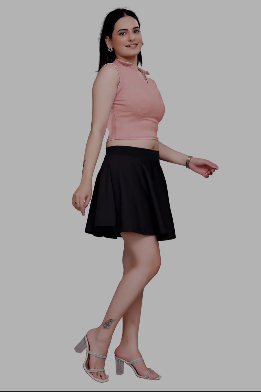 Sanado India Women collar crop tops. S to 2XL