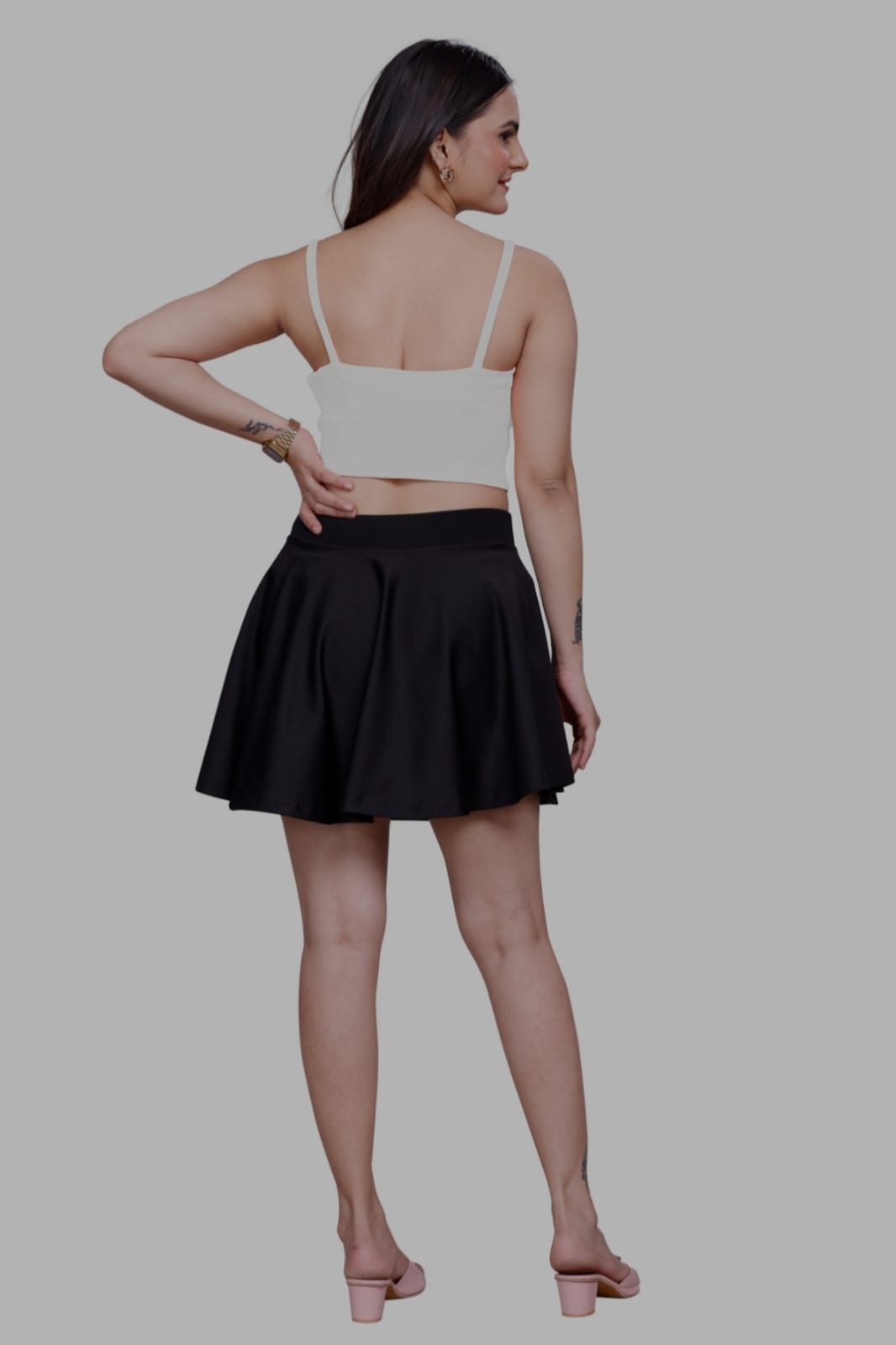 Sanado india women sleeve less crop top. (S to 2XL).