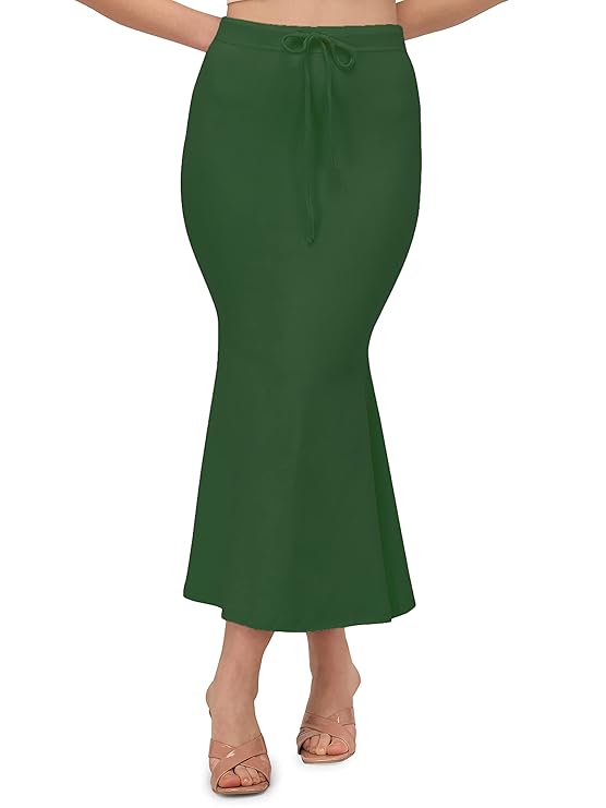 Fiscut Saree Shapewear - Bottle Green